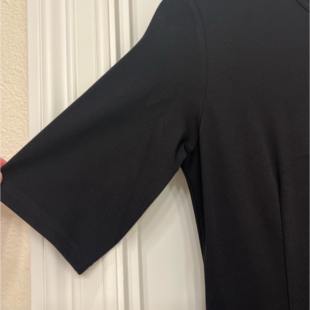BRAND NEW!! Jessakae Paris black layered ruffle midi dress - Picture 8 of 13